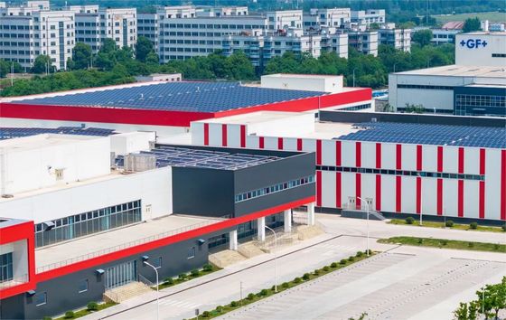딱딱한 포털 프레임 사전 설계 된 철강 구조 창고 건물 솔루션