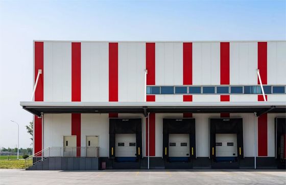 도면 BIM 및 단일 강철 시트 지붕 디자인이 있는 스테인리스 강철 거터 조립식 창고 건물