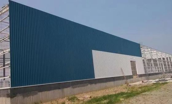 Q355B 등급 중공용 불투명 철강 구조 작업실 건물 건설